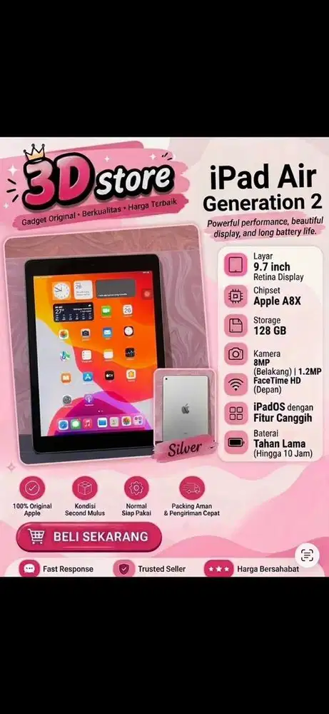 Ipad Air Gen 2/128gb