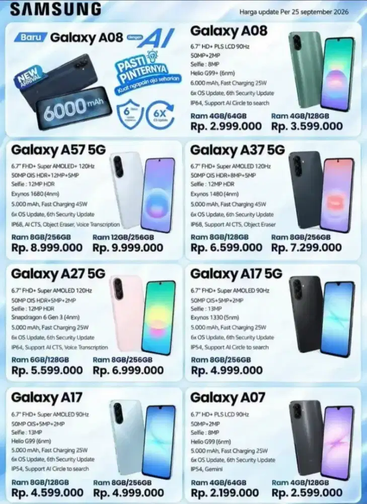 JUAL HANDPHONE SAMSUNG