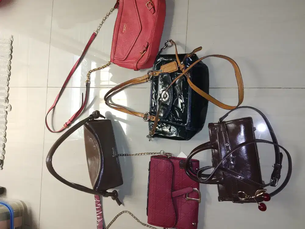 Tas kulit beanpole, coach