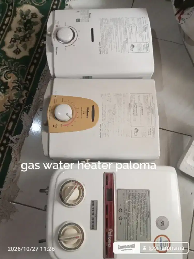 Water heater gas