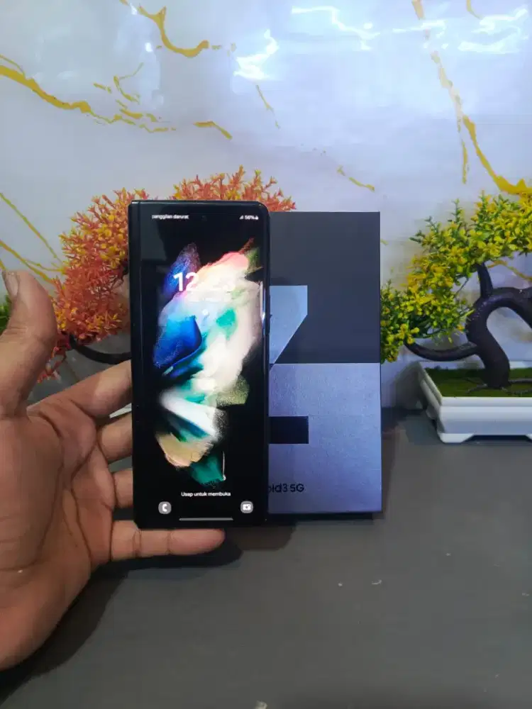SAMSUNG Z FOLD 3 5G RAM 12/256GB ORIGINAL SEIN MULUS NORMAL
