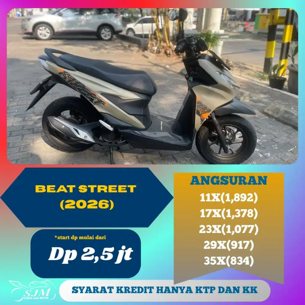 HONDA BEAT STREET 2026 MESIN HALUS