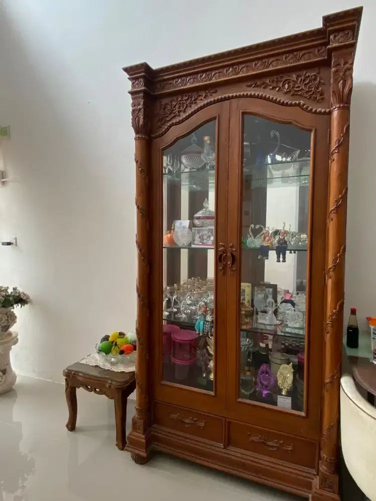 Lemari Jati 2 pintu