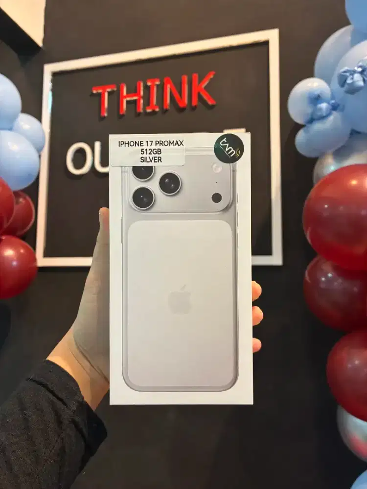 IPHONE 17 PROMAX 512GB SILVER NEW GARANSI RESMI SGEL ORI IBOX TAM PA/A