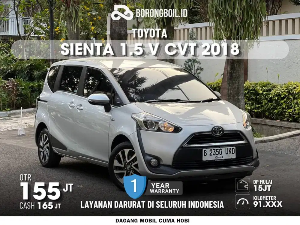 TDO 15 JUTA || Toyota Sienta 1.5 V CVT 2018