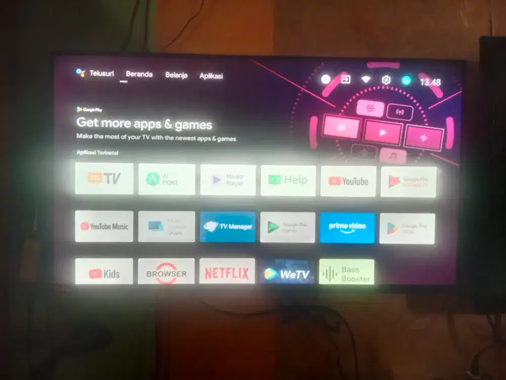 TV android 40 in normal