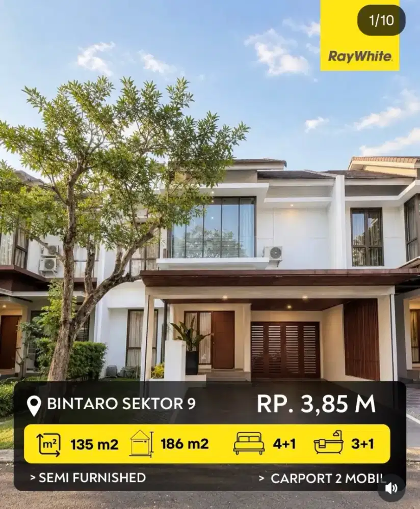 Hotsale! Rumah di cluster Discovery Bintaro