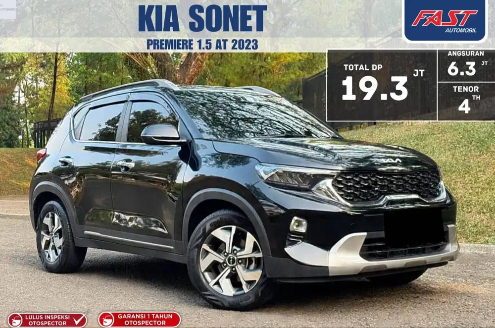 KIA SONET PREMIERE 2023 SUNROOF BOSE LOW KM.39RB & PAJAK PANJANG