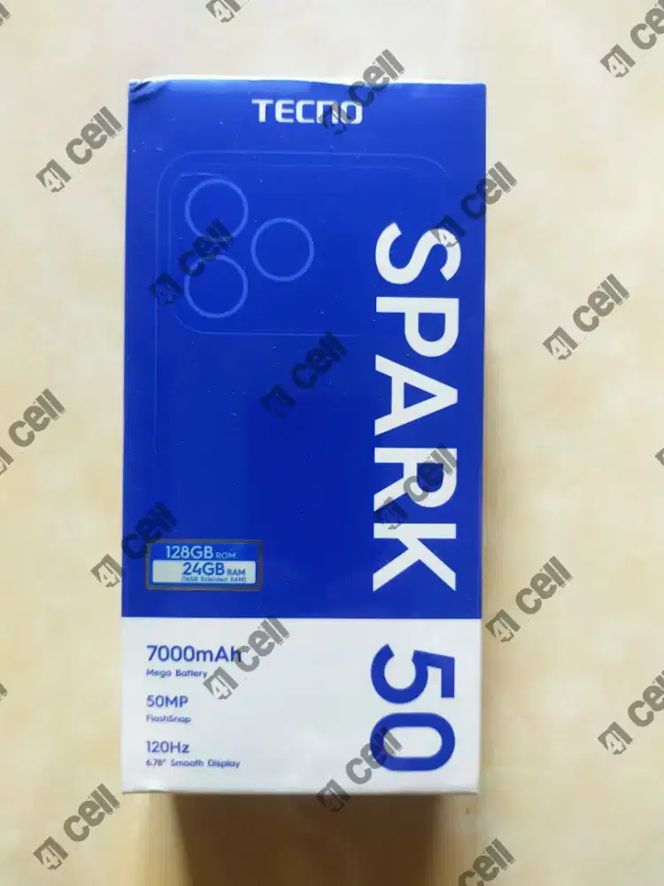 Tecno spark 50 ram 8+16/128 100% baru Termurah