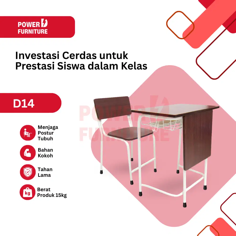 Kursi Siswa Besi | Meja Belajar Sekolah | Meja Kursi Sekolah Siswa