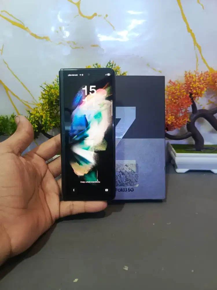 SAMSUNG Z FOLD 3 5G RAM 12/256GB ORIGINAL SEIN MULUS NORMAL