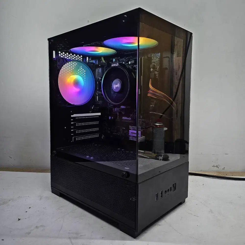 HOT ITEM! PC GAMING EDITING MURMER AMD RYZEN 3 2200G 8/256 SSD VGA RAD
