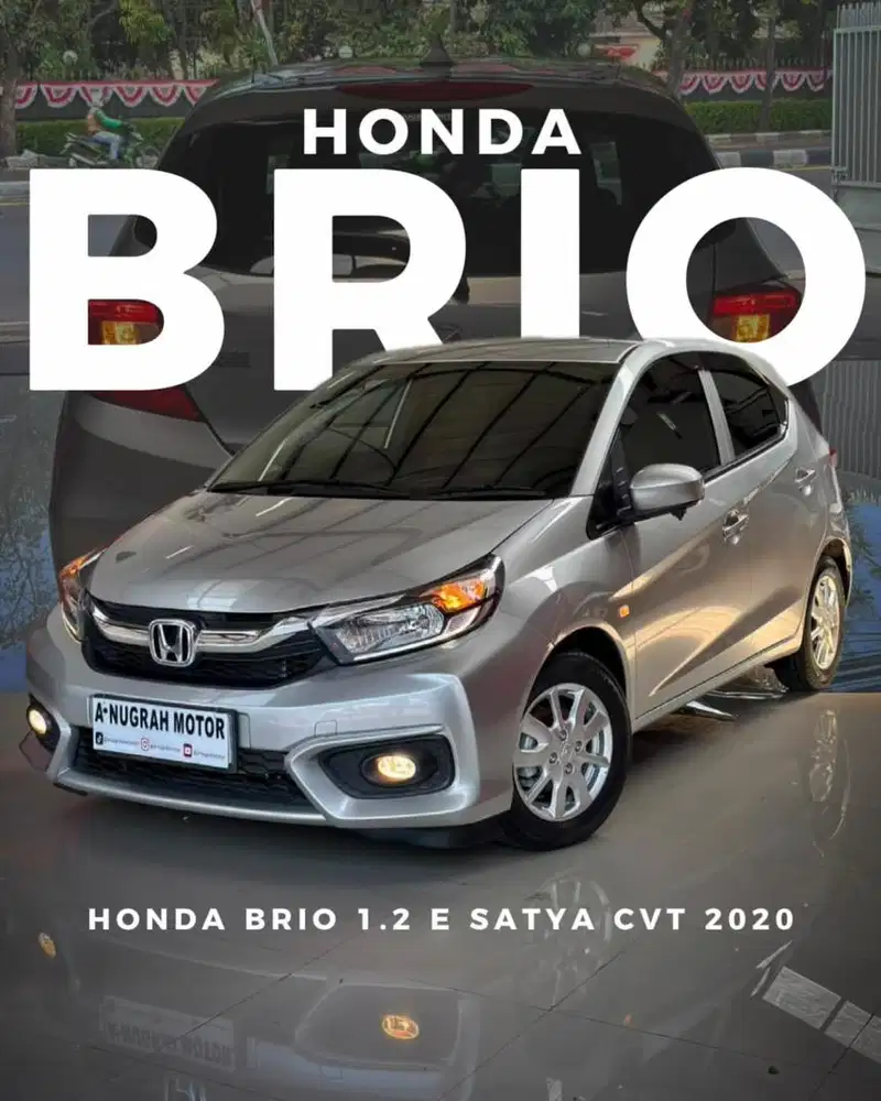 KILOMETER 70RIBU !! Honda BRIO E FACELIFT MATIC 2020 || ANM