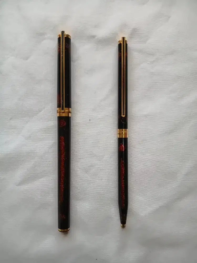 St Dupont Ballpoint dan pen Gold Dust series original