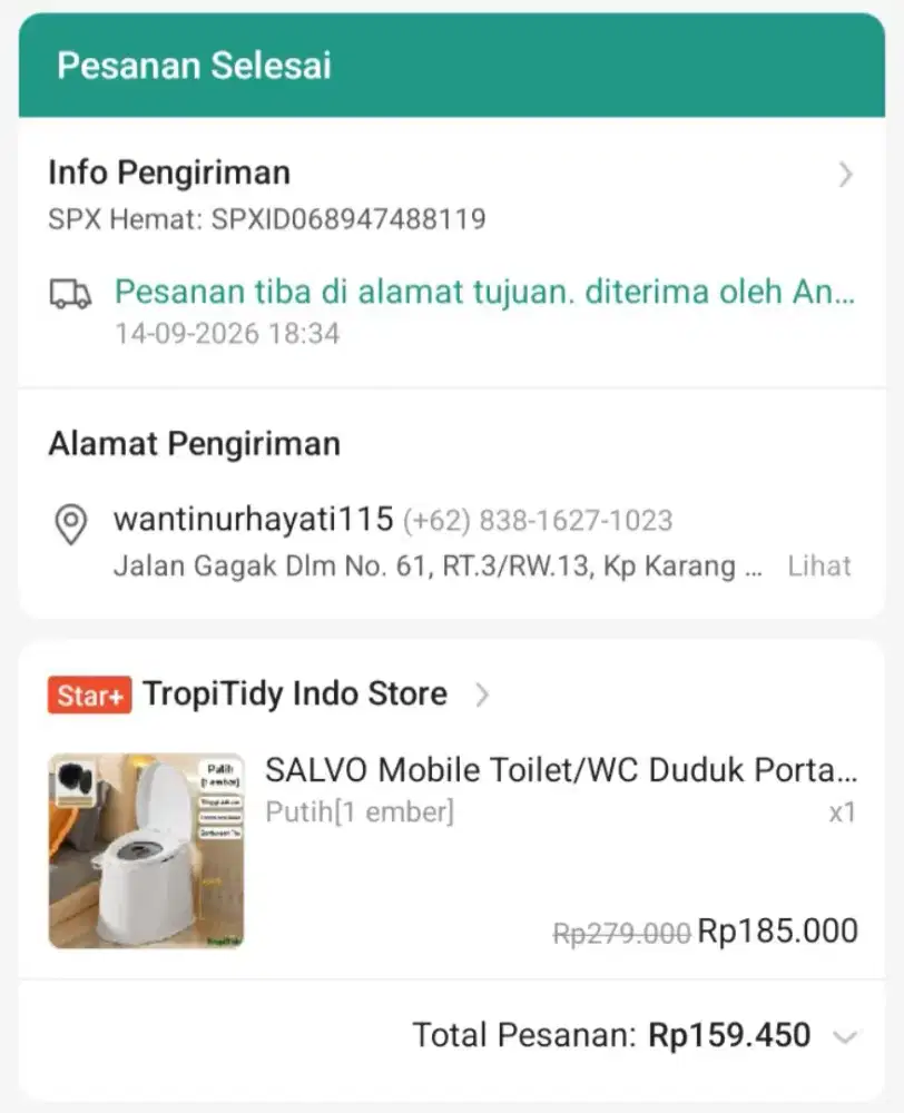 jual kloset duduk plastik