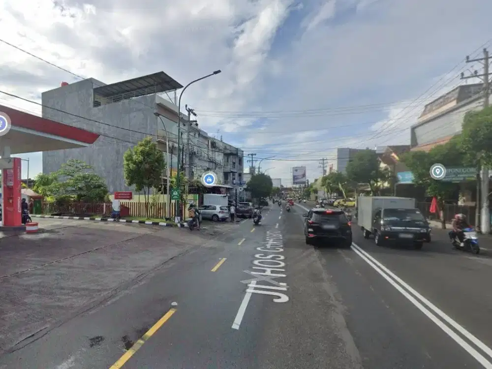 Rumah dan Toko Pinggir Jalan Hos Cokroaminoto Tegalrejo kota Yogyakarta dekat Stasiun Tugu