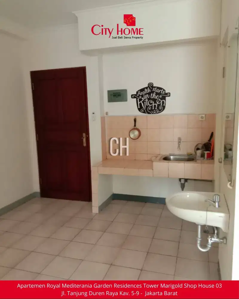 Sewa Murah Apartemen 1BR Corner Mediterania Garden Residences 1