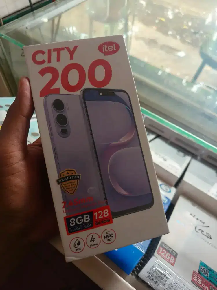 New itel Citi 200 ram4/128 garansi resmi 1 tahun