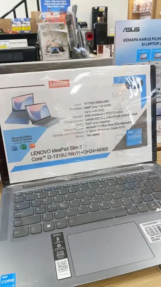 CICILAN HOME CREDIT LENOVO NOTEBOOK I3 8/512GB  GREY