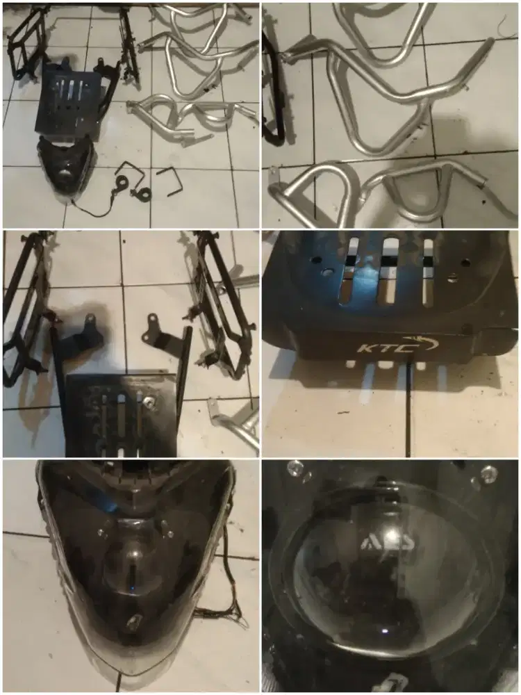 Crashbar cb150x + lampu biled AES