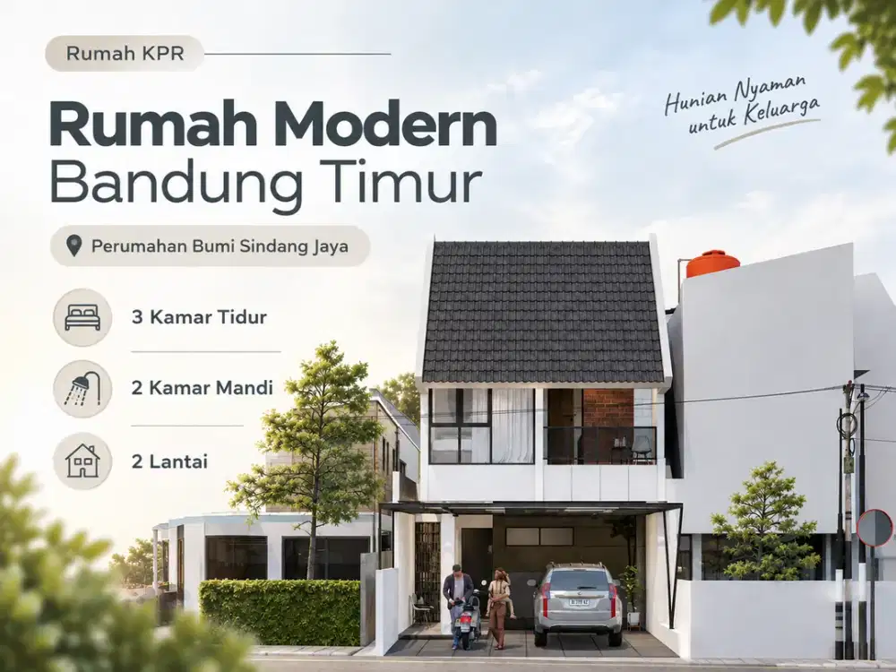 Rumah KPR Perumahan Bumi Sindang Jaya - Dekat Mall Ubertos