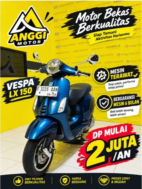vespa primavera tahun 2023 cukup dp 2 juta