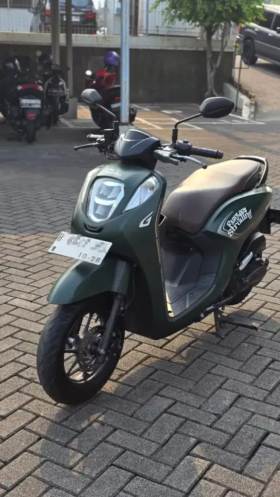 Motor Honda Genio CBS ISS Hijau Low KM