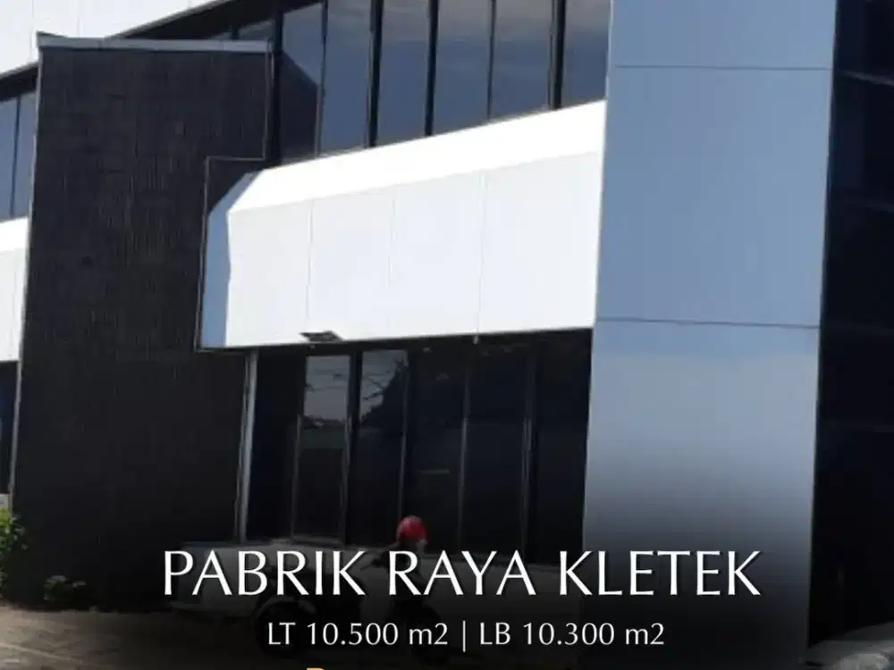 Di jual ex pabrik printing di Raya kletek Sepanjang 0 jalan raya