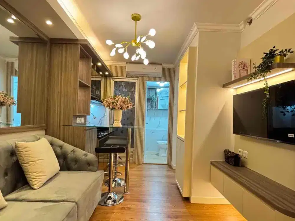 DIJUAL APARTEMEN 2 BEDROOM FULL FURNISHED – TOWER NUSA INDAH LT. 20 | INTERIOR BARU 100%