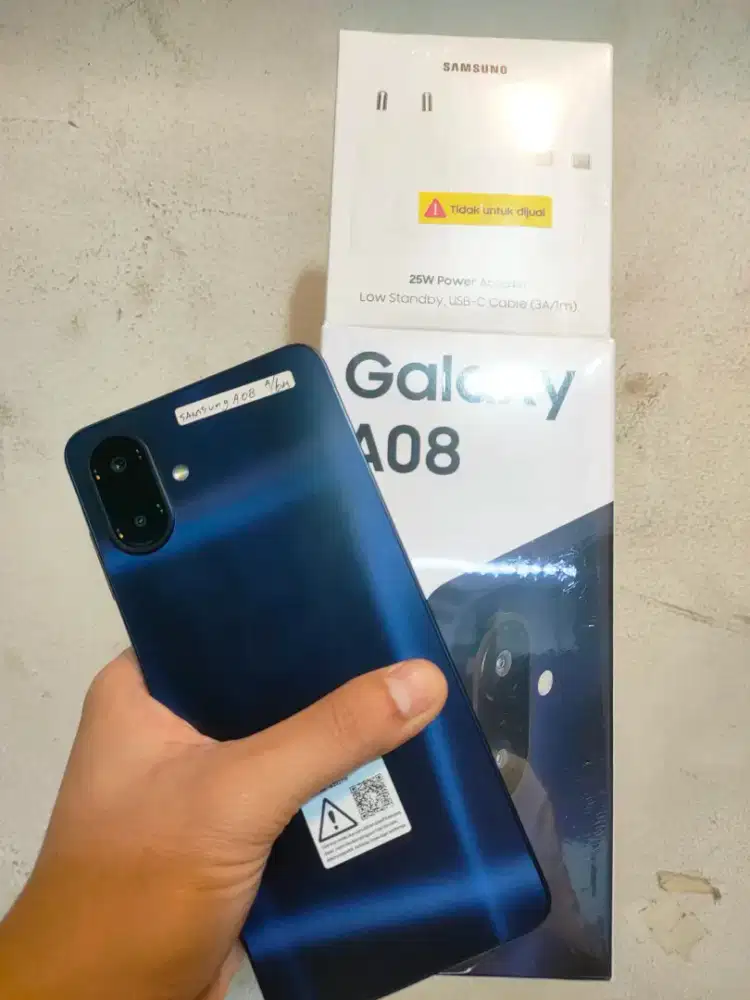 SAMSUNG A08 4/64GB NEW!! GARANSI 1TAHUN