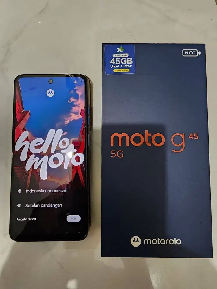 Motorola Moto G45 5G - 8/256GB Brilliant Blue - Mulus Like New!