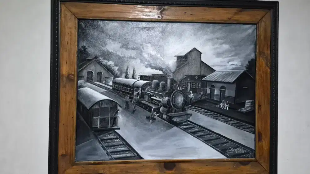 Lukisan Stasiun Tempo Doloe