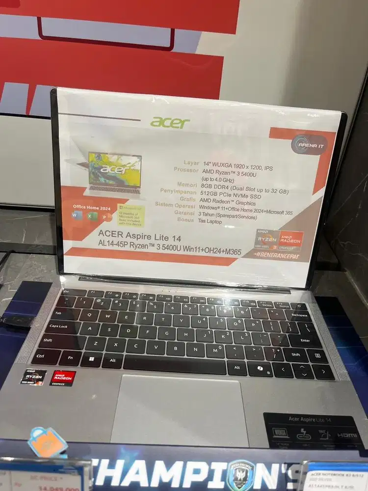 ACER NOTEBOOk R3 8/512Gb silver