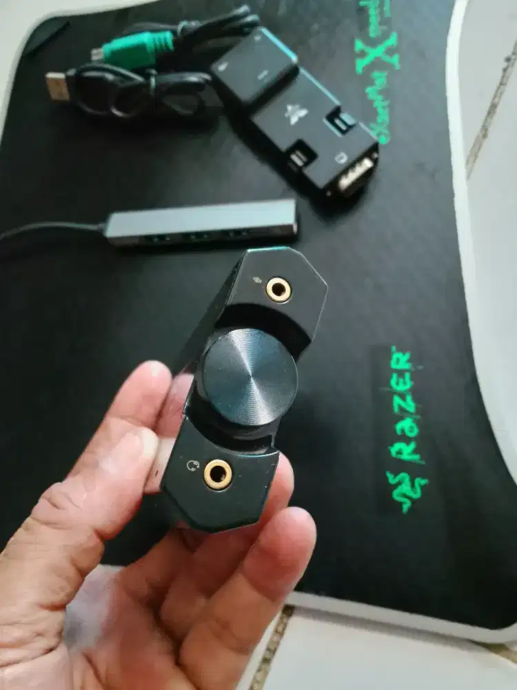 Audio jual sound blaster X kondisi masih hidup layak pakai