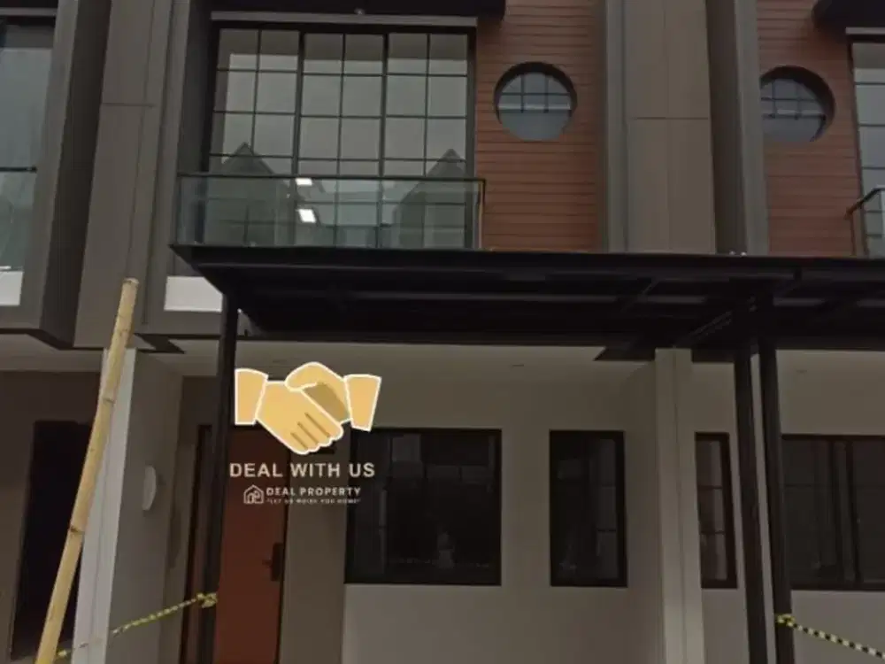 sewa rumah 3 lantai sapporo residence PIK 2 uk 5x12m kosongan