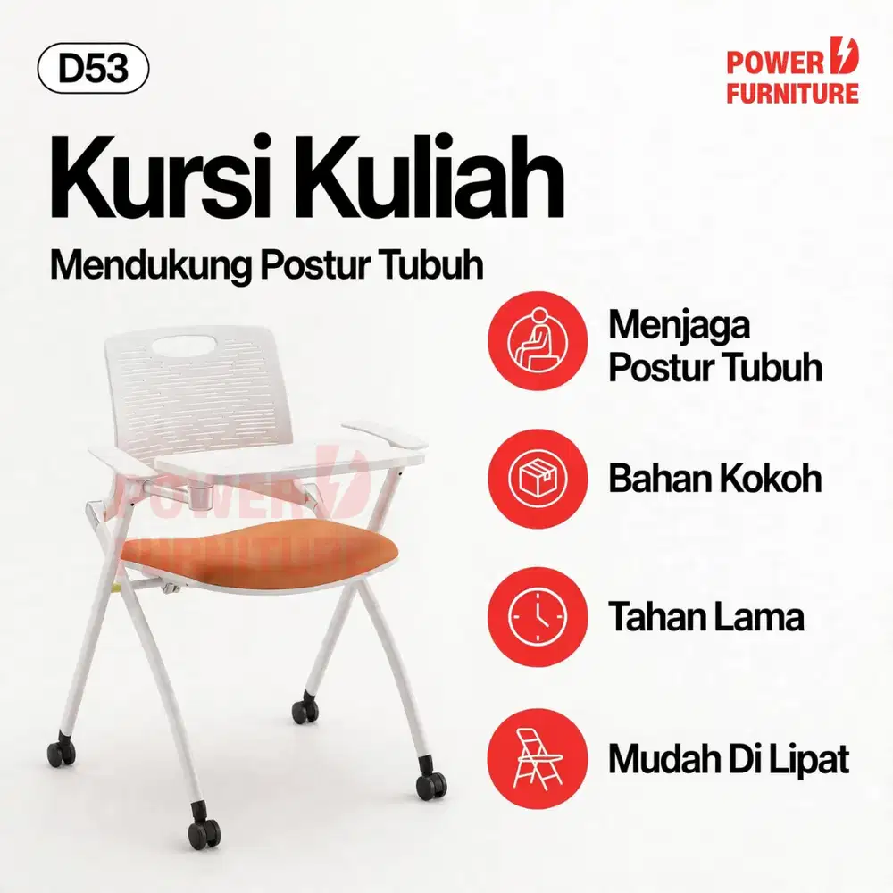 Kursi Bimbel | Kursi Mahasiswa | Kursi Lipat Kampus | Kursi Kampus