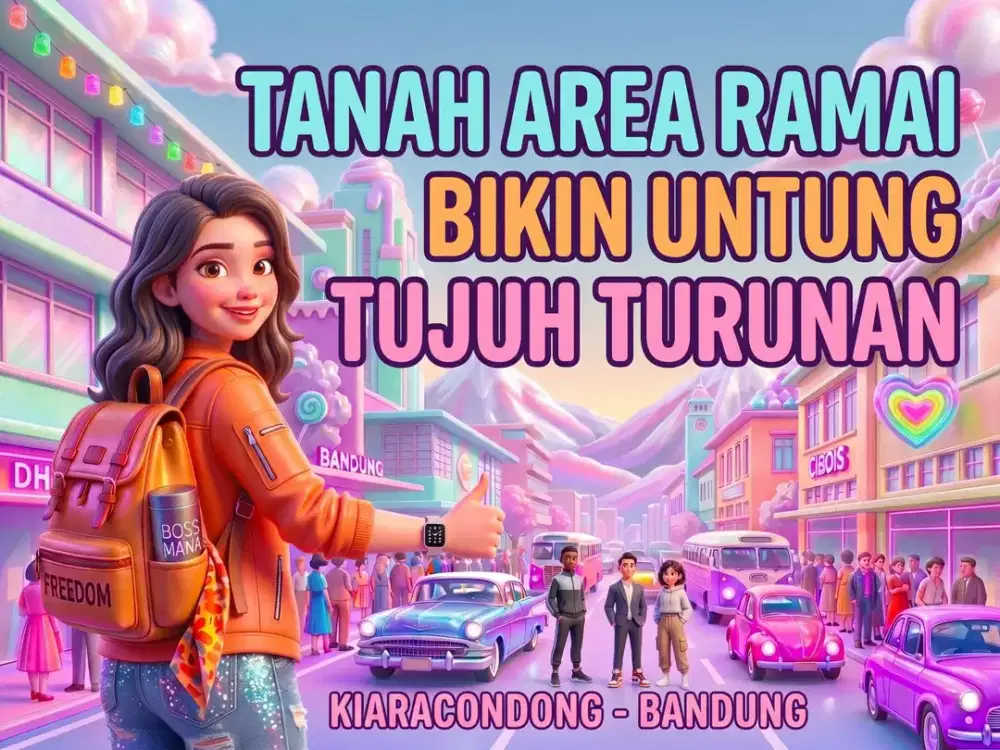 JUAL TANAH DI KIARACONDONG, ANTAPANI, BANDUNG KOTA.