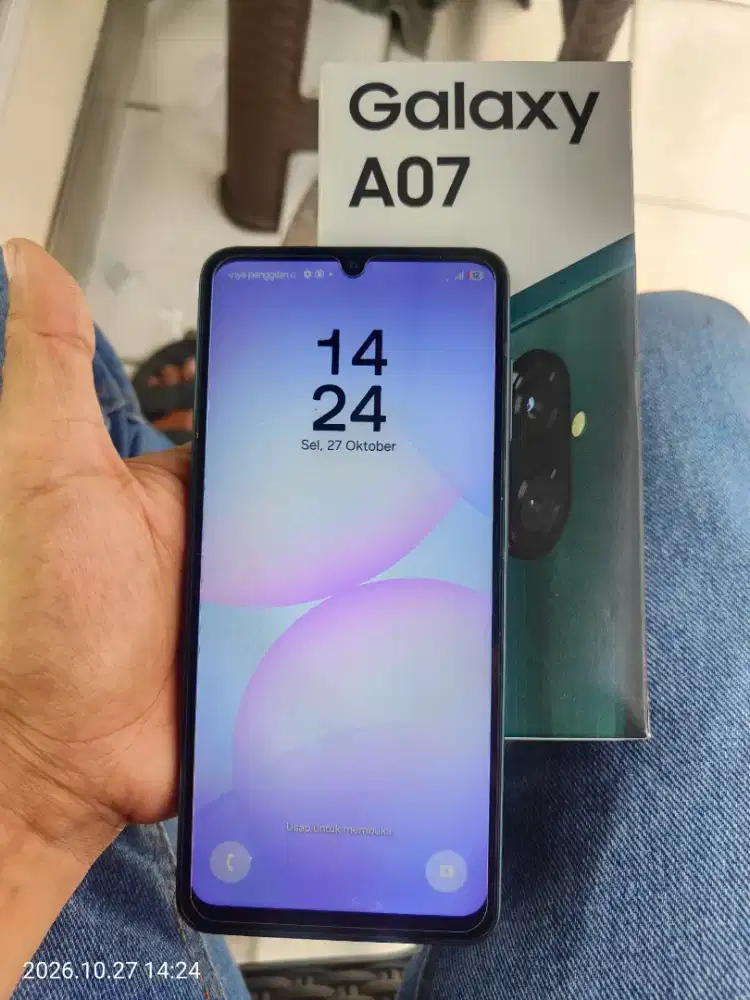 Samsung a07 4/128 fullset no minus no cacad like new