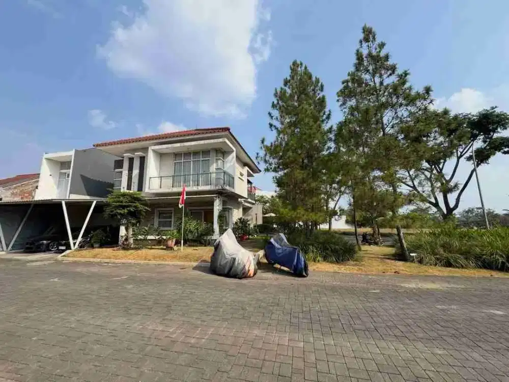 rumah siap huni tanah luas posisi hook di kota baru parahyangan bandung