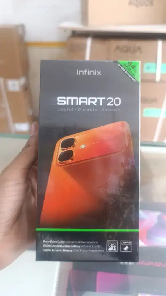 NEW INFINIX SMART 20 RAM 4+4/64 GARANSI RESMI