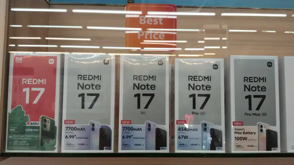 READY REDMI 17 SERIES