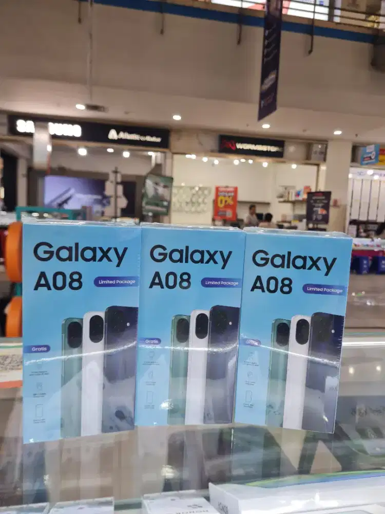 NEW A08 4/128 FREE 25W + CLEAR CASE + HEADSET KABEL + ANTI GORES‼️