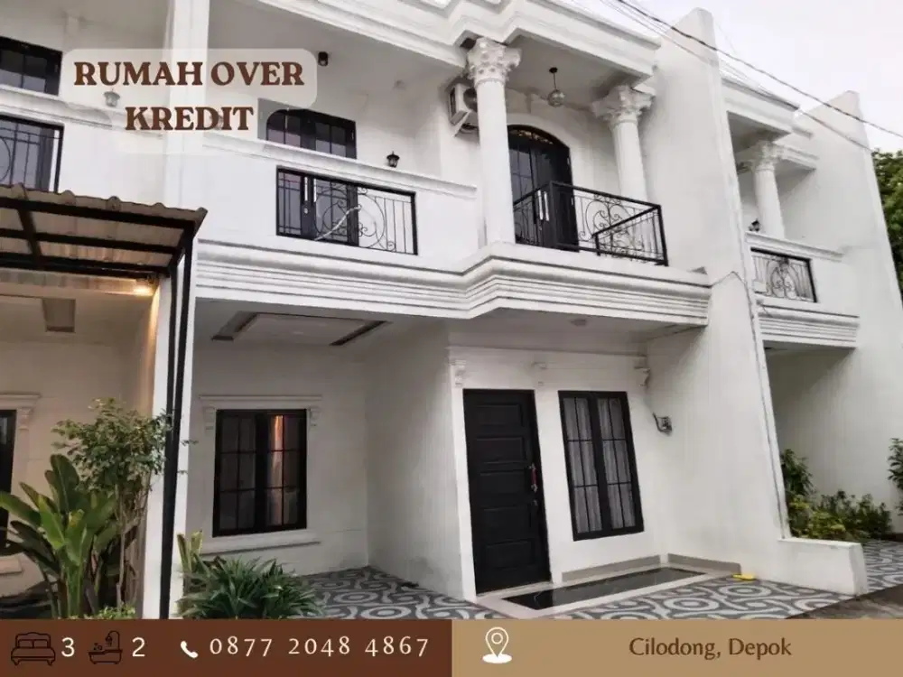 Jual 2LT OVER KREDIT 90JT dkt Alun alun GDC di Cilodong Depok