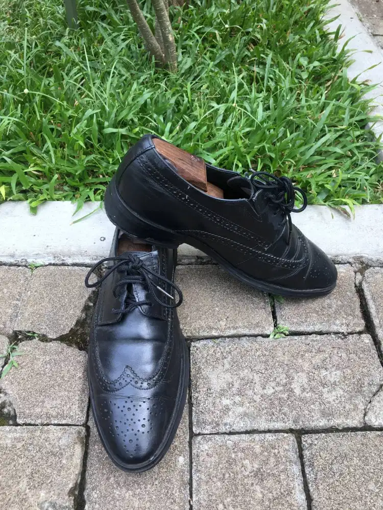 Sepatu Oxford Pria Jim Joker Leather Hitam Ukuran 41 Bekas