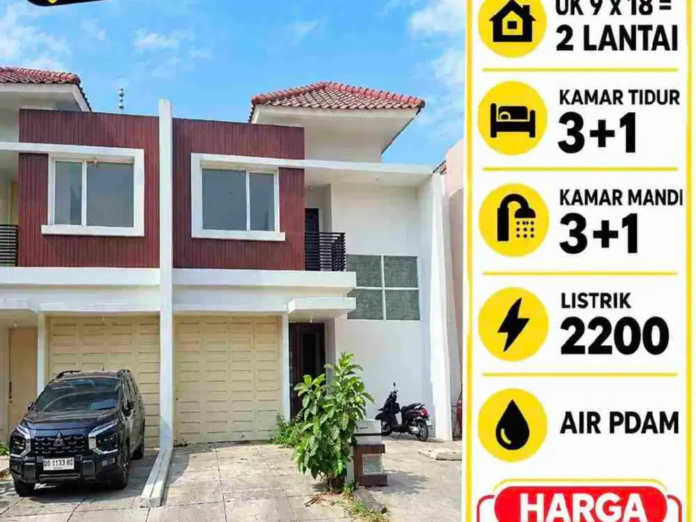 Dijual Rumah 2 lantai di Citraland Celebes Makassar