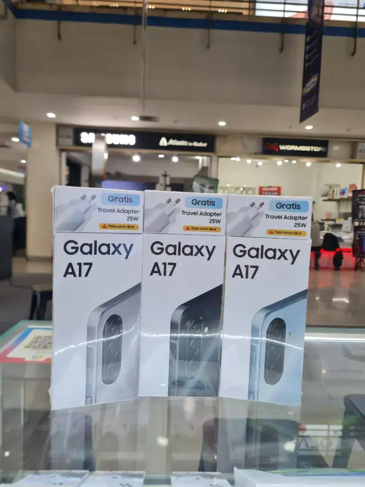 SAMSUNG A17 LTE 8/128GB FREE 25W + CLEAR CASE + ANTI GORES‼️