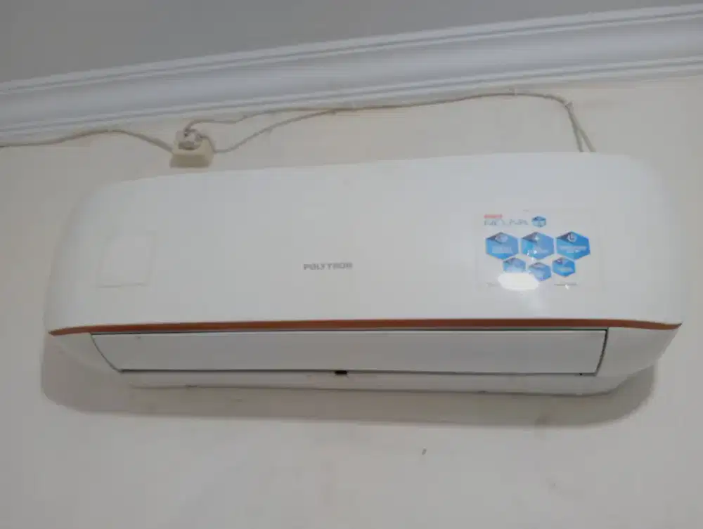 Jual ac 1 Pk Merk Polytron kondisi bagus & dingin