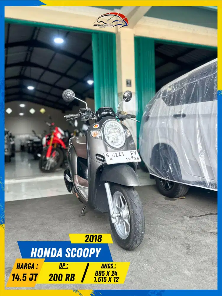HONDA SCOOPY 2018 NEGO TIPIS LURR HIKMAH MOTOR KEPUH MALANG