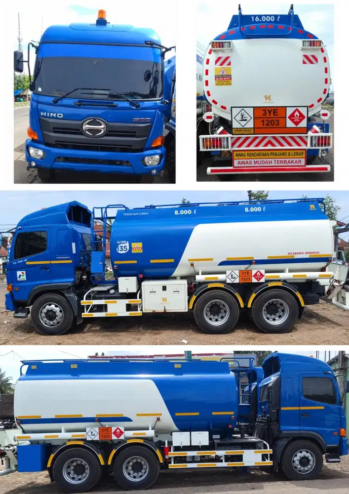 Hino FL8JN1A Tronton 6x2 Tahun 2021 Truk Tangki BBM