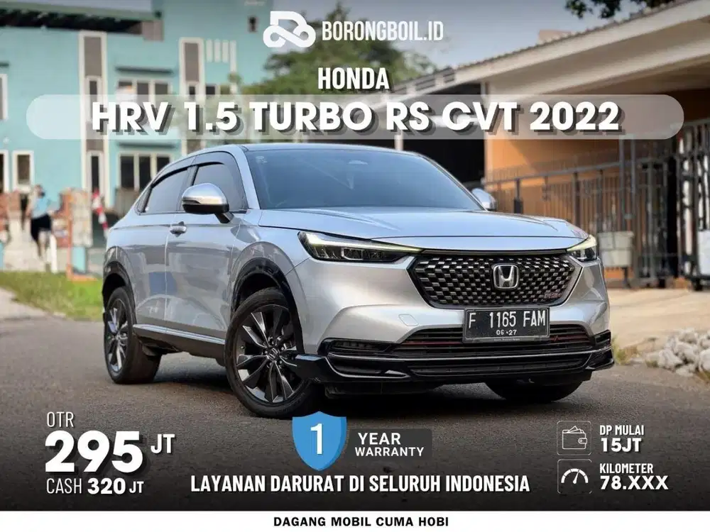 HRV RS TURBO CVT 2022 SIAP PAKAI